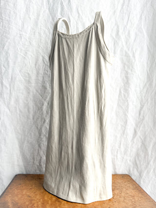 1980s Michel Harvey Bisque Porcelain Trompe L'oeil Tank Top Vase