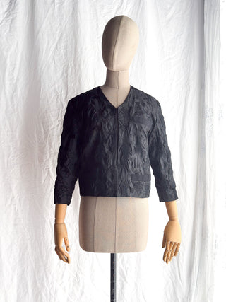 Rare 1980s Franck Joseph Bastille Paris Embroidered Lobster Jacket
