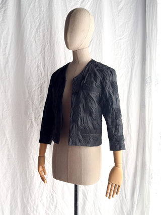 Rare 1980s Franck Joseph Bastille Paris Embroidered Lobster Jacket